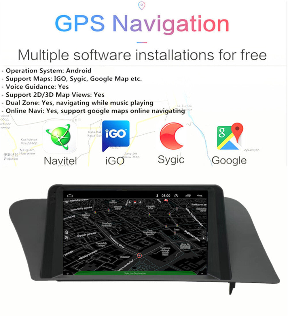 Stereo Radio GPS Navigation FM BT WIFI Player 9 For 2009-15 for Lexus RX350 RX450h