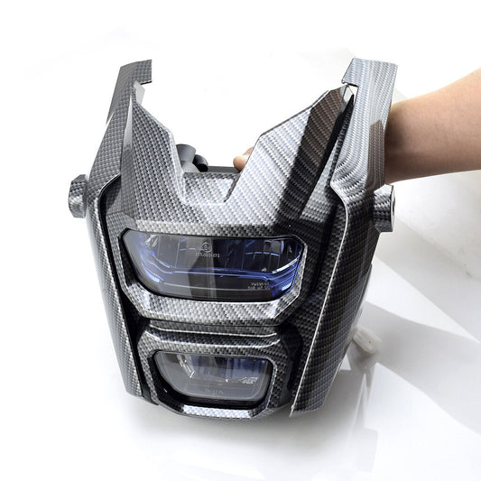 LED Headlight Monkey Front Light Lamp Cover for Honda Grom MSX125 2016-2018