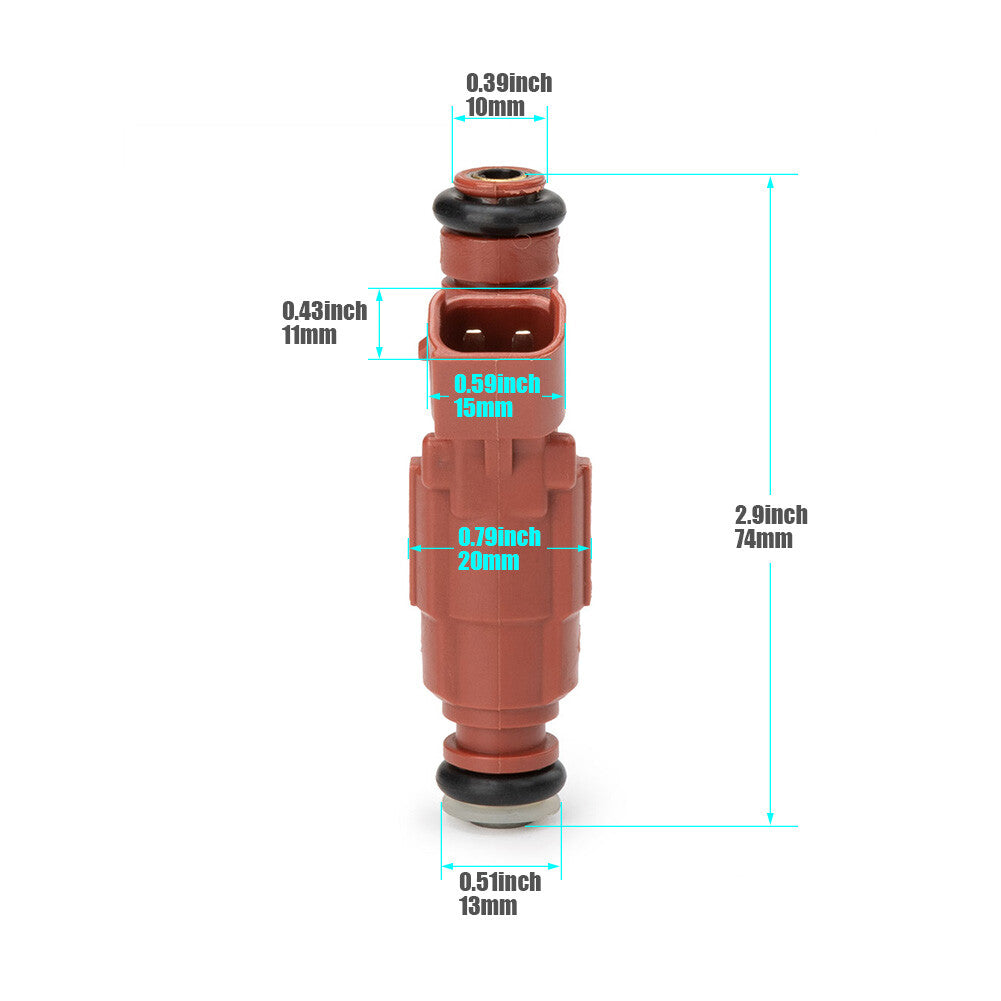 4-pack fuel injectors for 2011-19 for Elantra for Veloster Forte Soul 1.8 2.0L 353102E000