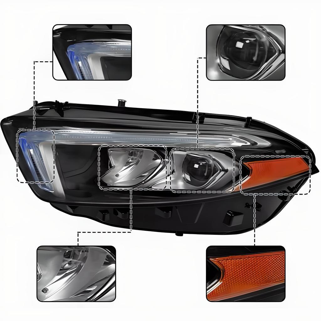 LED Headlight For 2019 2020 2021 2022 for Mercedes-Benz W177 A Class Left Driver