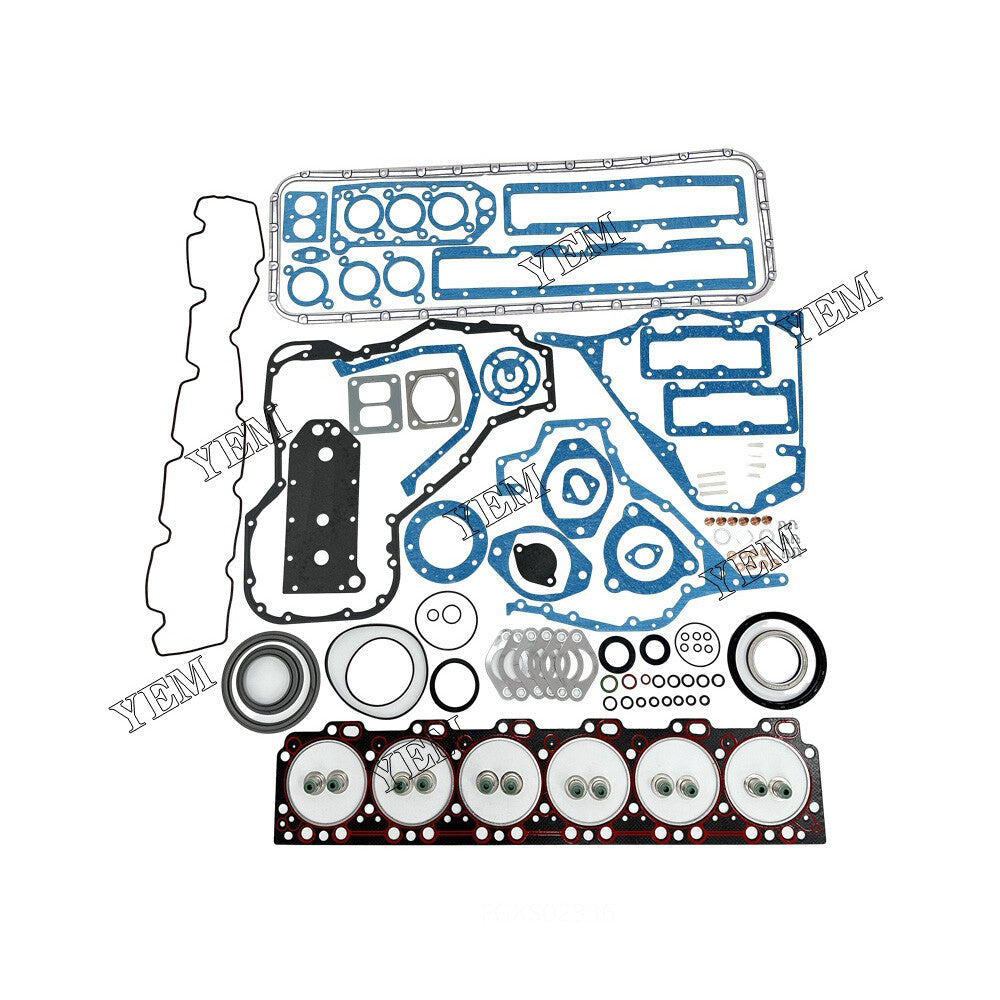 6D114 Full Gasket Kit For Komatsu Diesel Engine For Komatsu Overhual Gasket Kit