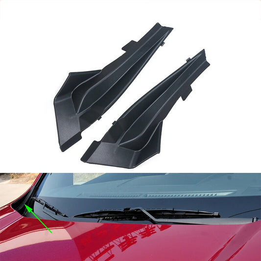 Pair Front Windshield Wrap Corner Wiper Side Cover for Nissan X-Trail Xtrail T31