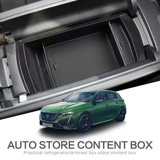 for peugeot 308 2021-2022 SW Center Console Armrest Storage Box Tray Organizer