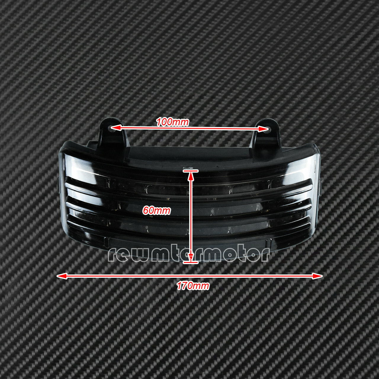 Rear Fender Tri-Bar LED Running Turn Brake Tail light Fit for Harley FLHX FLTRX