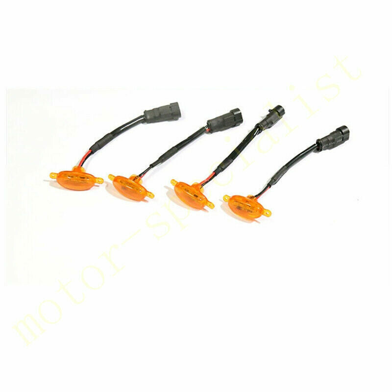 for Ford Bronco Sport 21-24 Style Grill Amber LED yellow Marker Light Kit