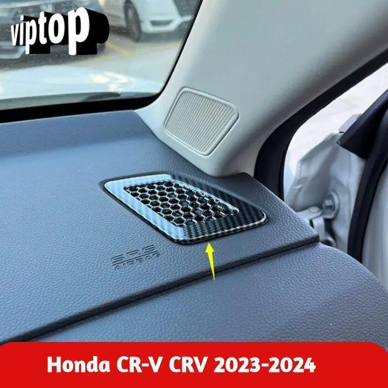 for Honda CR-V 2023-2024 Side LR Dashboard Air Outlet Vent Trim Carbon Fiber 2