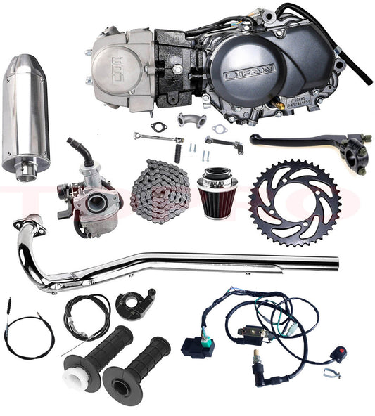 for Lifan 125cc 4-stroke engine motor kit starter for off-road bikes SSR CRF50 CT90 70