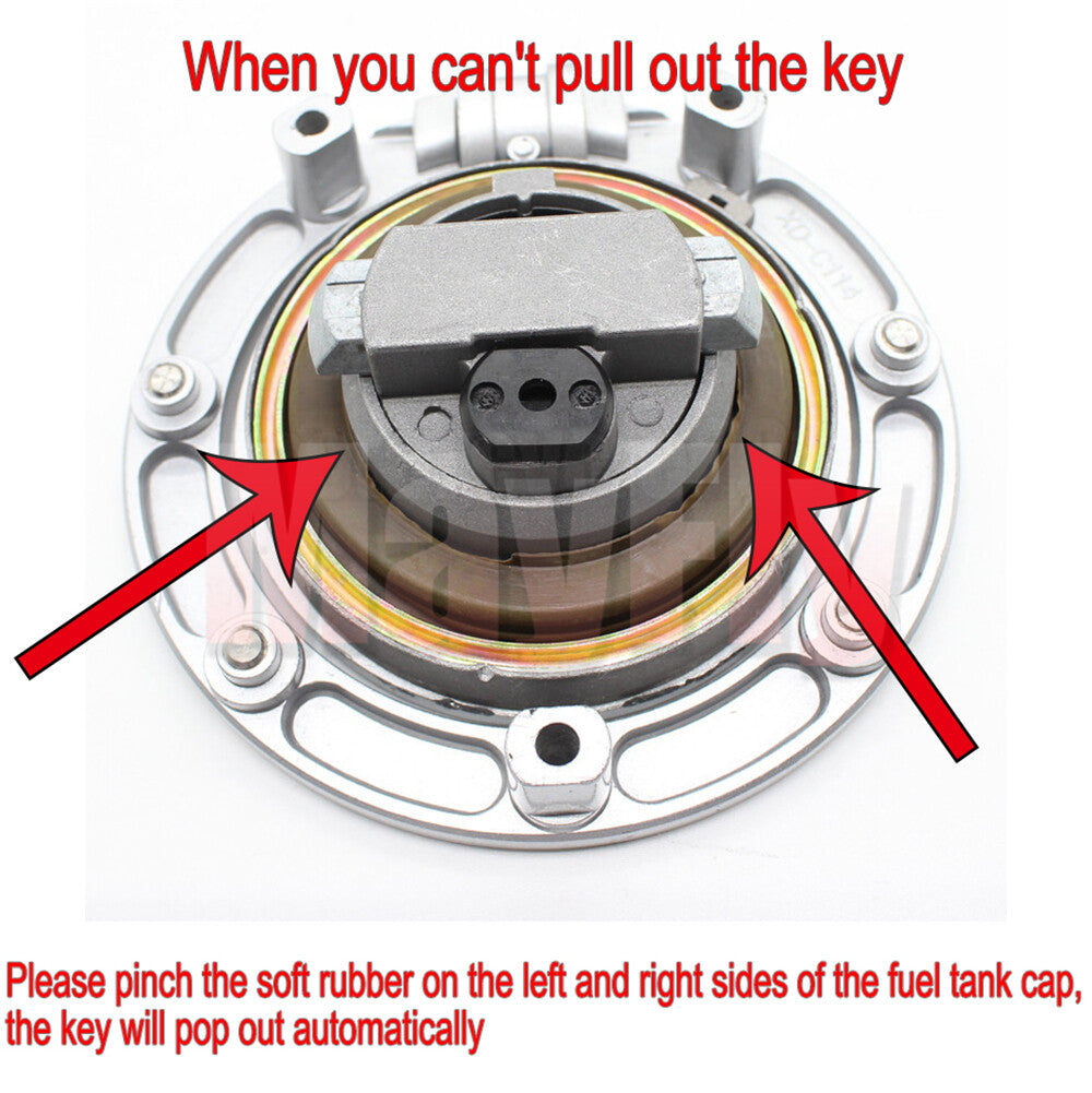 fit For CBR900RR CBR929RR CBR954R Ignition Switch Fuel Gas Cap for Seat Lock Key