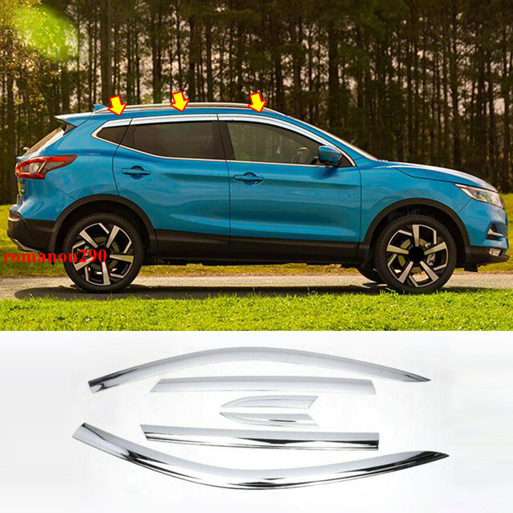 2016-2020 for Nissan Rogue Sport Chrome Window Visor Vent Shades Sun Rain Guards