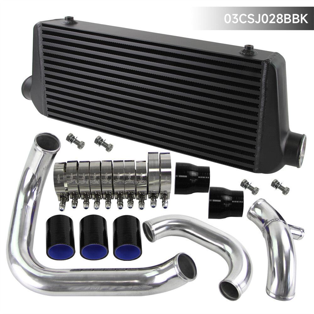 Front Mount Intercooler Kit for Audi A4 1.8T B5 Quattro 98-01 Inlet/Outlet 2.5