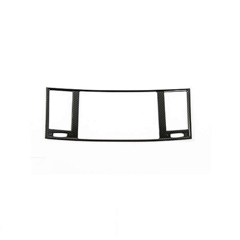 Middle Air Outlet Vent Cover Trim Fit for Nissan Armada Y62 17-20 Carbon Fiber