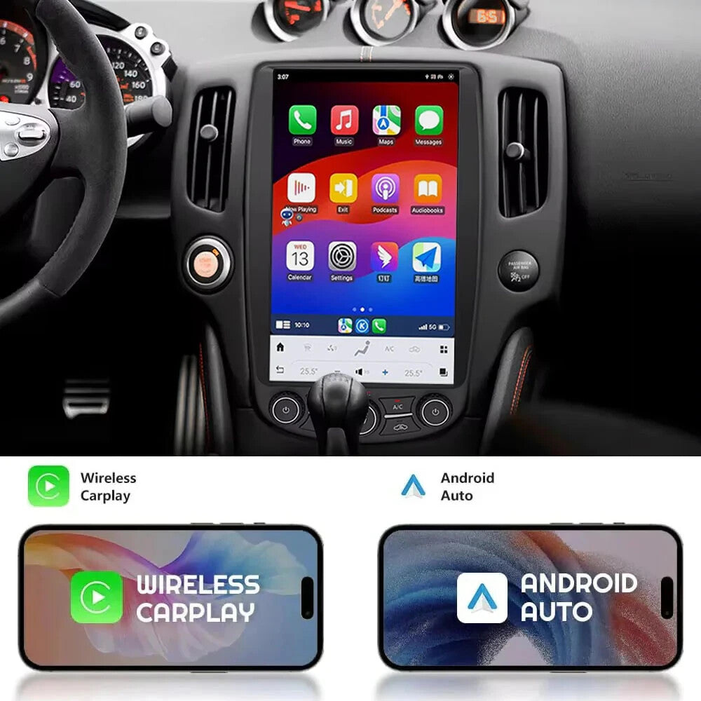 13.6 Android Car GPS Navi for Tesla Radio Stereo 8+128GB for Nissan 370Z 2009-2021