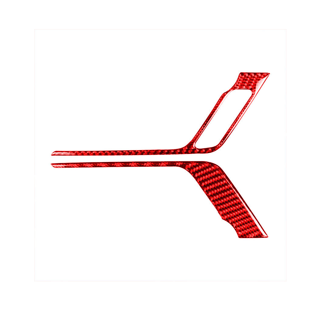 Red Carbon Fiber Front Door Handle Cover for Lexus RX300 270 200T 450H 2016-2019