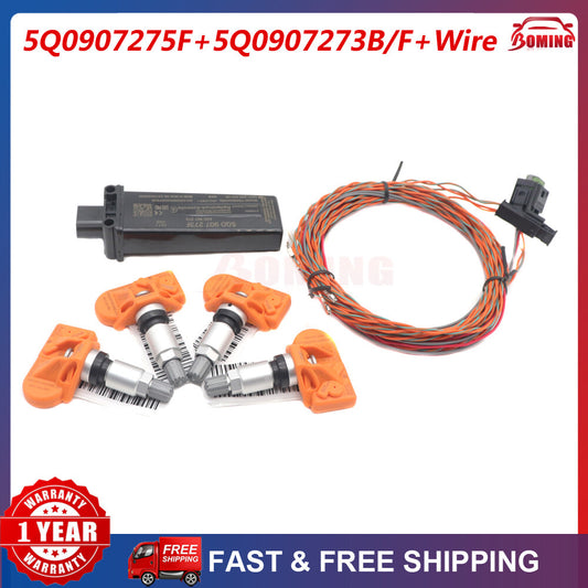 New Set Q0907273B 5Q0907275F Fit for VW MQB for Golf 7 MK7 for Passat B8 for Audi 5TPMS Unit