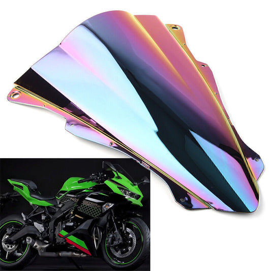 Motorcycle Windshield Windscreen for Kawasaki ZX25R 2020 Deep-Iridium