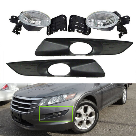 for Honda Accord Crosstour 2010-12 Set Front Fog Light+light frame Without Bulb