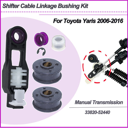 Shifter Cable Linkage Bushing Kit for Toyota Yaris 2006-2016 Manual Transmission