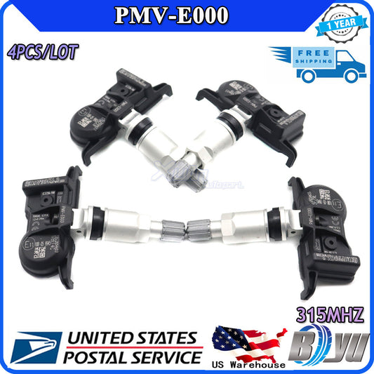 4-pack PMV-E000 TPMS for Toyota Tacoma, for Camry , 4Runner, for Lexus for ES , RX series 315MHz