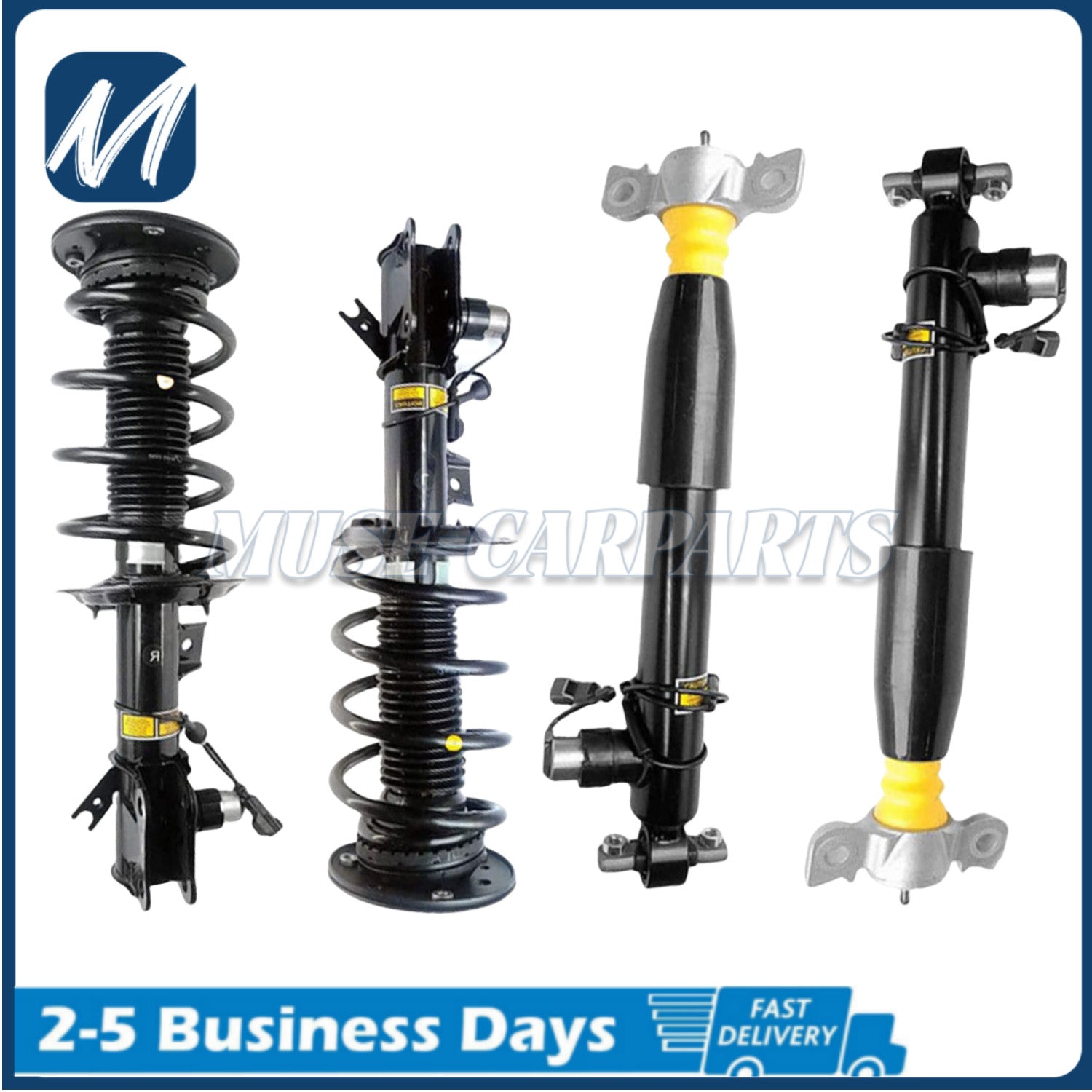 A pair of rear magnetic ride coil spring strut shock absorbers for Audi R8 V8 V10 2007 - 2015 