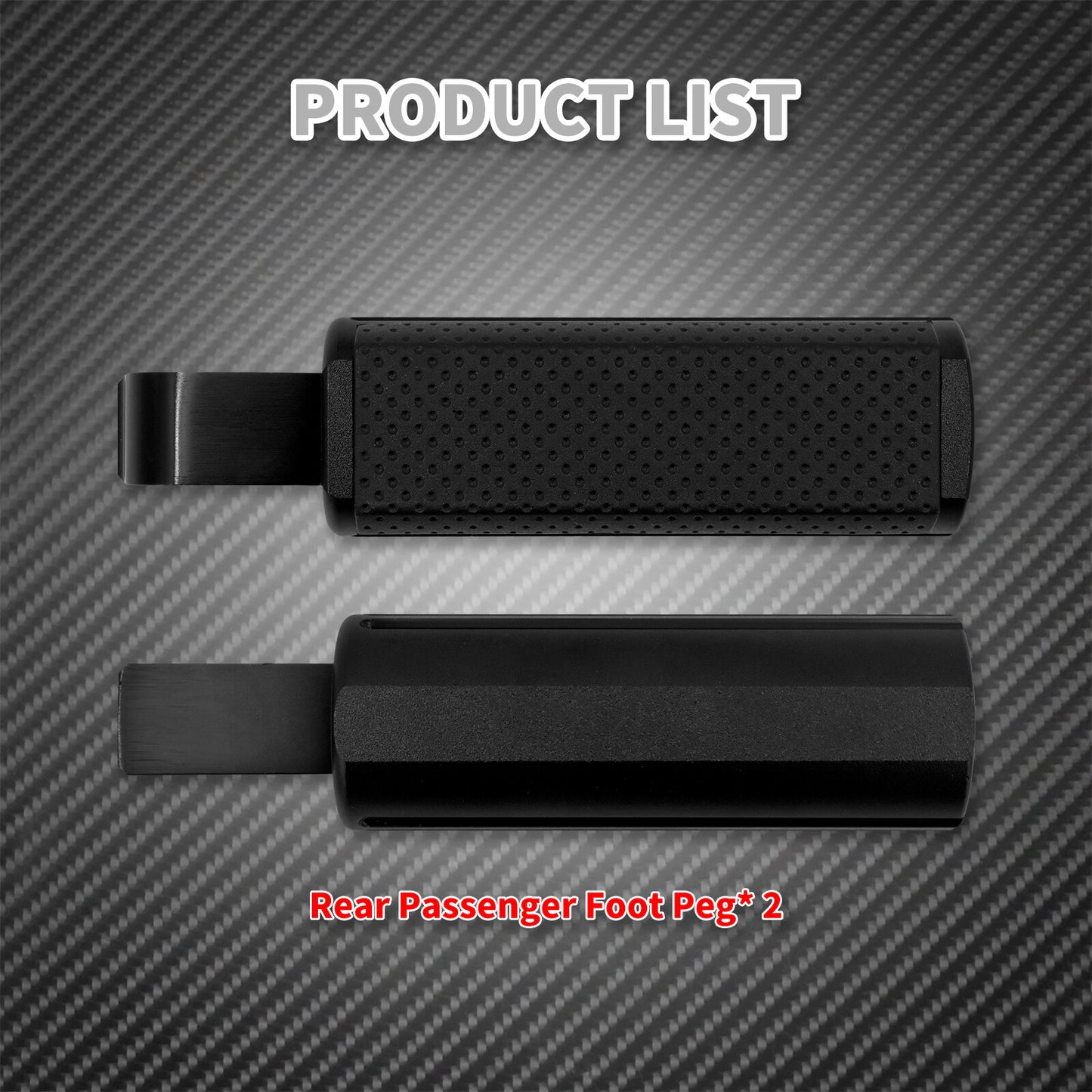 Non-Slip Defiance Rear Foot Peg Footrest Fit for Harley Softail LiveWire 2020-22
