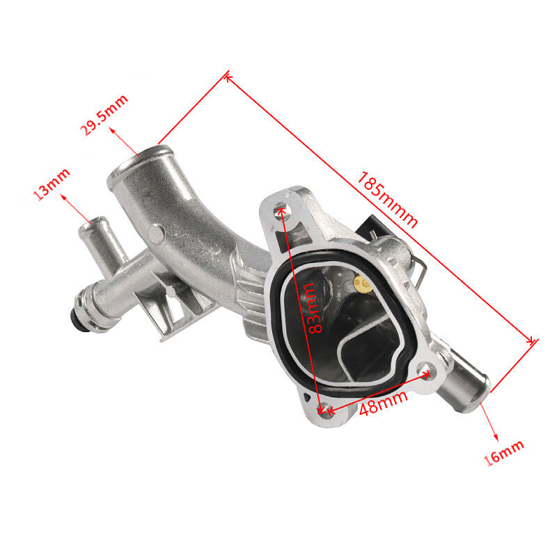 Coolant thermostat housing water inlet suitable for Chevrolet for Cruze Sonic Trax 1.4L 25193922