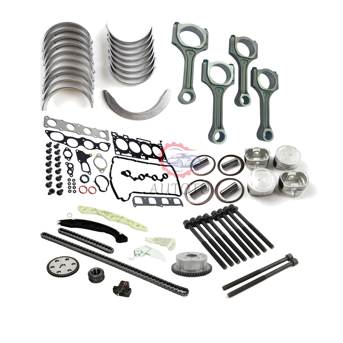G4KG Engine Overhaul Rebuild Kit -Crankshaft w/Timing Set For 2.4L for Hyundai for Kia