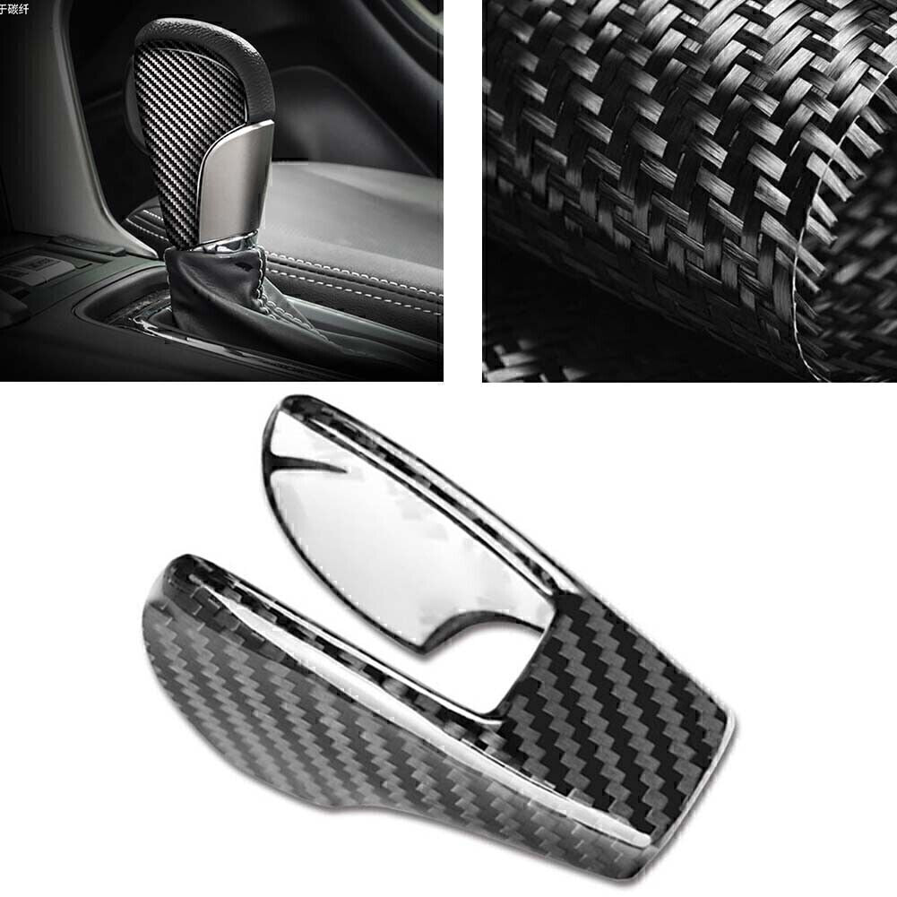 Carbon fiber automotive gear shift knife cover trim suitable for Subaru Fitester 2013 - 2018 (Part 2)