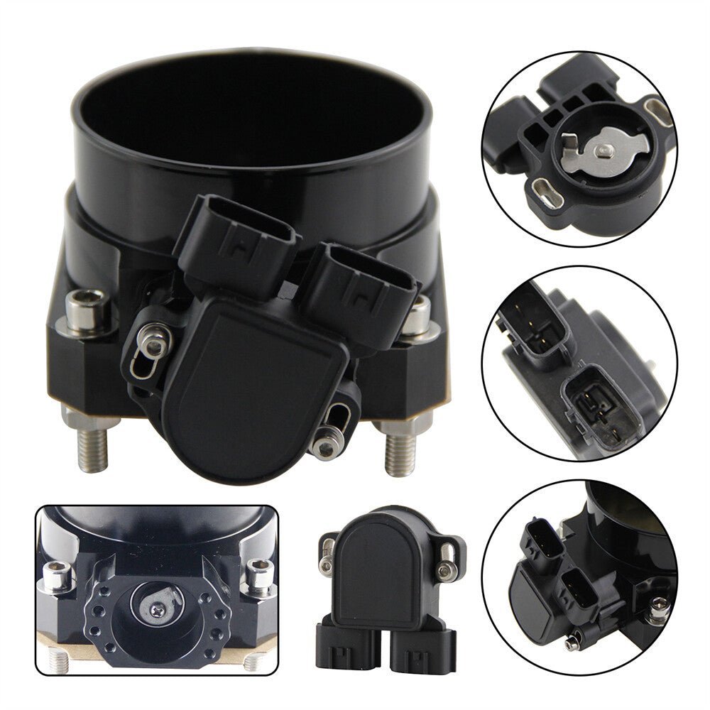 3.35 85mm Q45 Throttle Body +TPS for Nissan Skyline R33 R34 Series 2 RB25DET