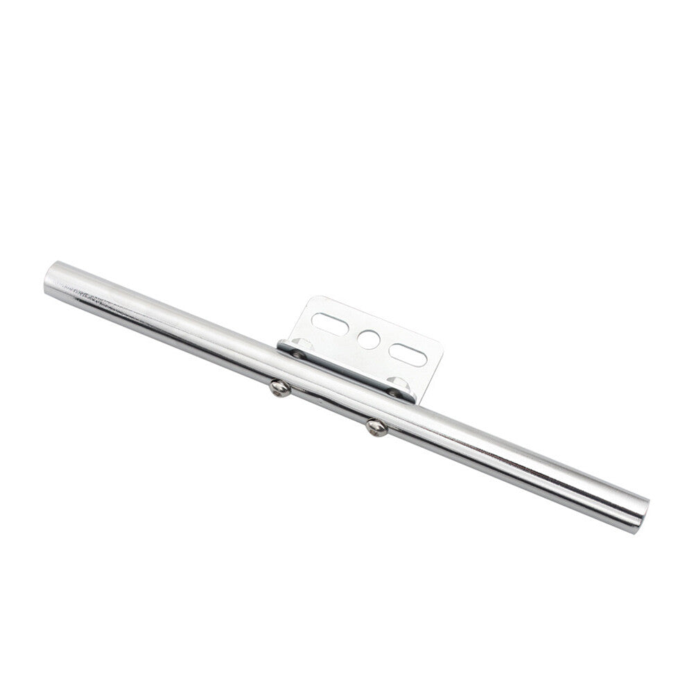 Front Rear Short Mount Turn Signal Light Tube Bar Bracket Silver for Harley Dyna