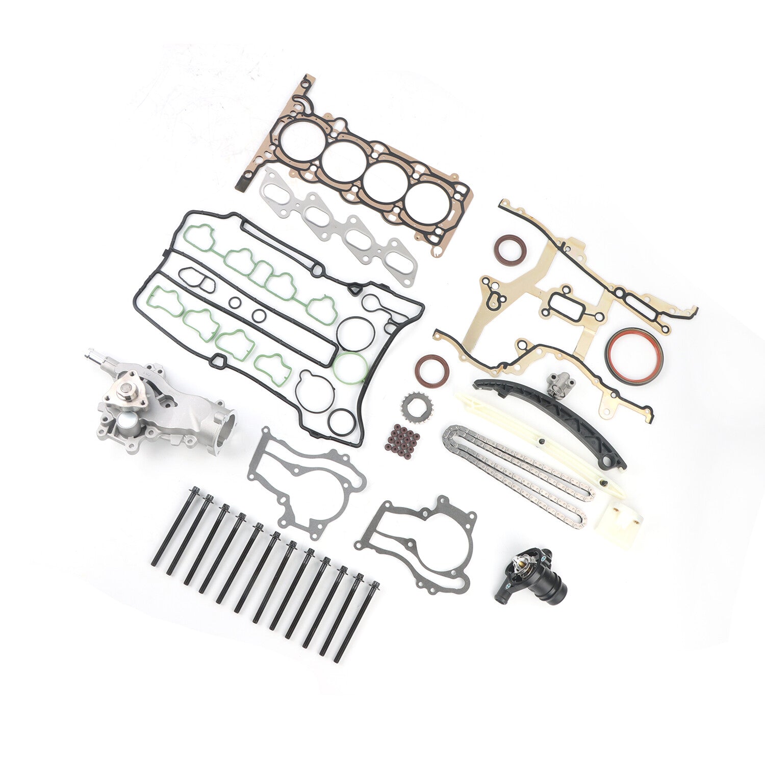 Head Gasket Bolts Timing Chain Kit for 11-15 for Chevrolet Sonic for Cruze for Buick 1.4L L4
