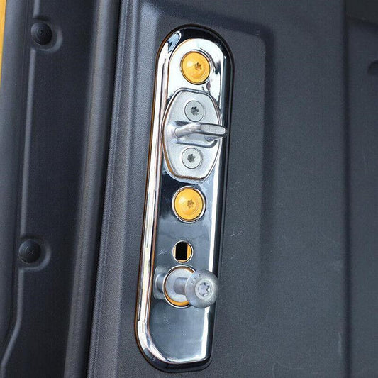 for Ford Bronco 2021-23 Chrome Rear Tailgate Lock Buckle Panel Cover Accessories