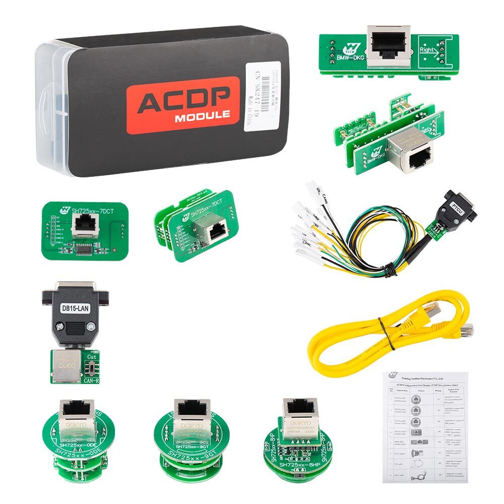 YANHUA ACDP Module 19 SH725XX Gearbox Clone For ZF 8HP DQ380/DQ381 Program tool
