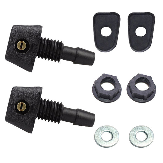 2-Pack Universal Windshield Washing Machine Nozzle Wiping Spray Head for Cars