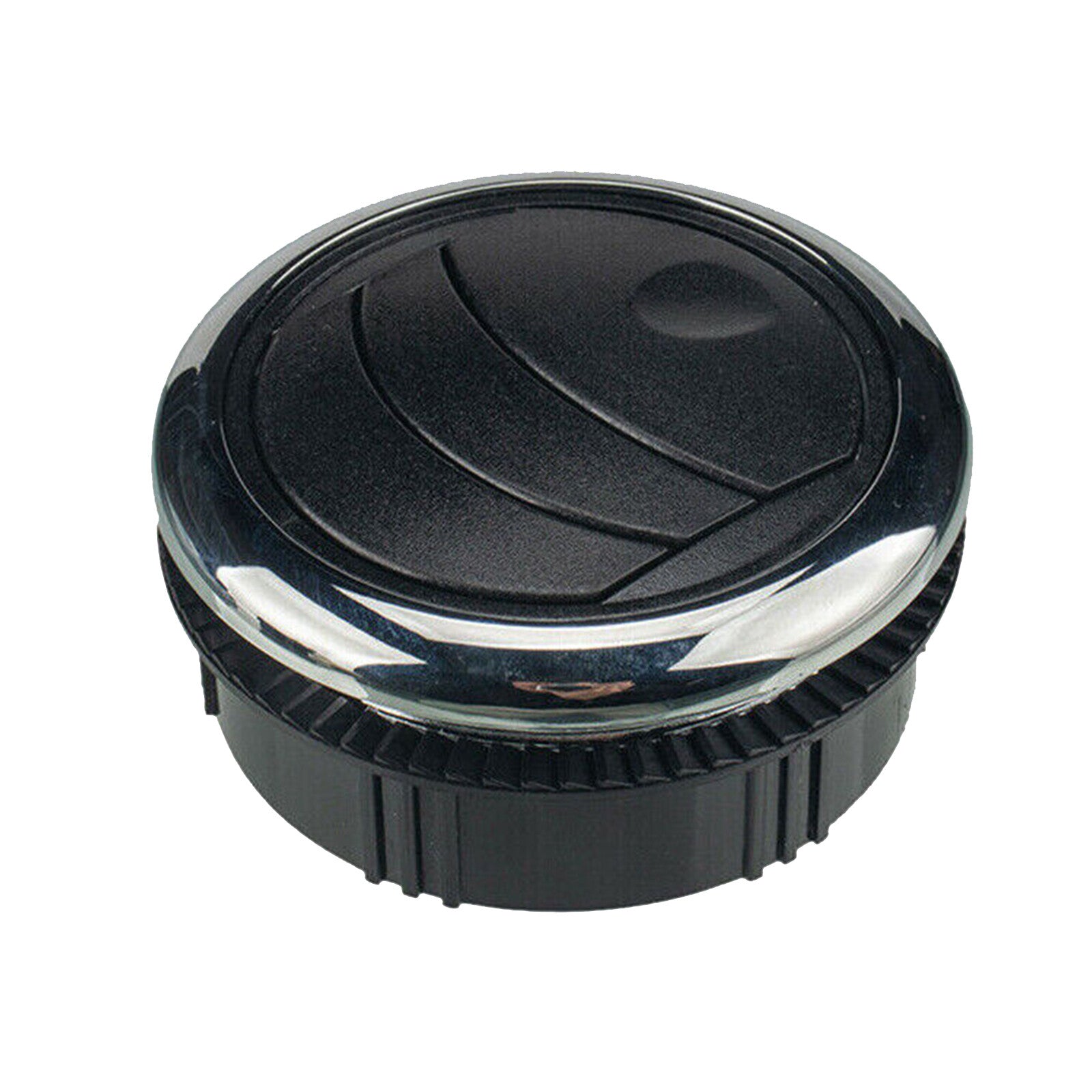 Black ABS Vent Air Outlet Round Ceiling for Car RV Bus Truck Dashboard Modified