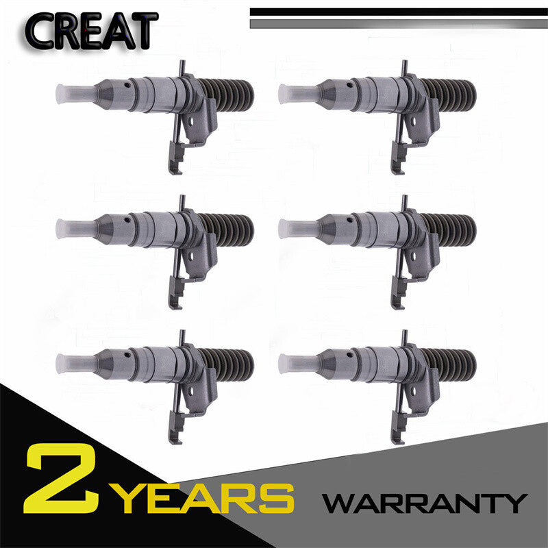 6 fuel injectors for Caterpillar CAT 3114 and 3116 engines 107-7732 127-8216 0R-8682