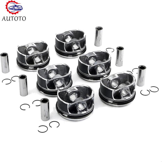 6x Pistons  Rings Set STD for VW for Porsche for Audi B9 S4 S5 A6 A7 Q7 EA839 3.0 TFSI