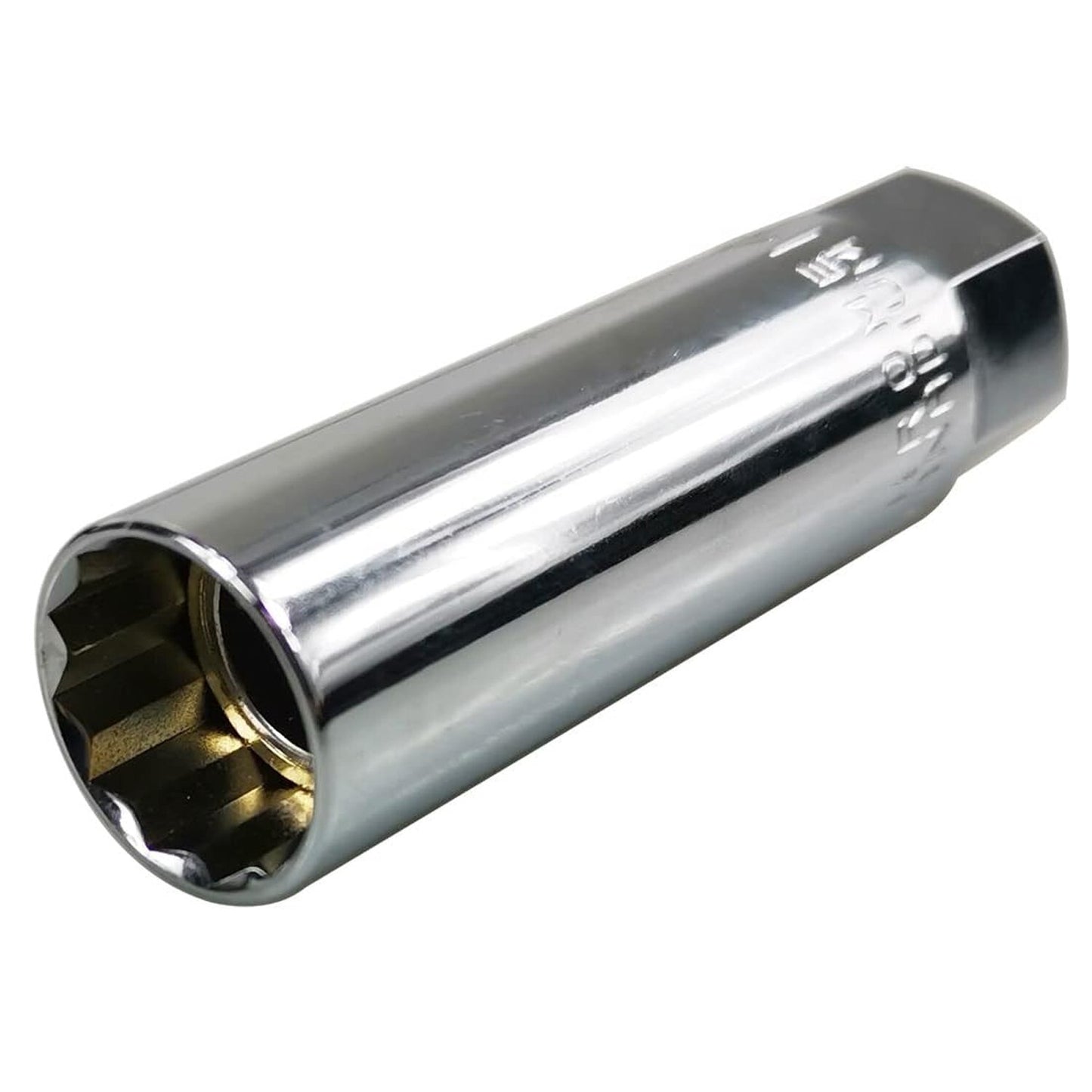 Magnetic spark plug socket, thin-walled 3/8 inch drive, 12.14 mm, suitable for BMW and for Nissan .