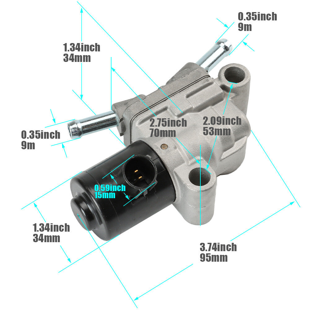 36450-PT3-A01 Idle Air Control Valve for Honda Accord Prelude 2.2L 2.3L 1992-93