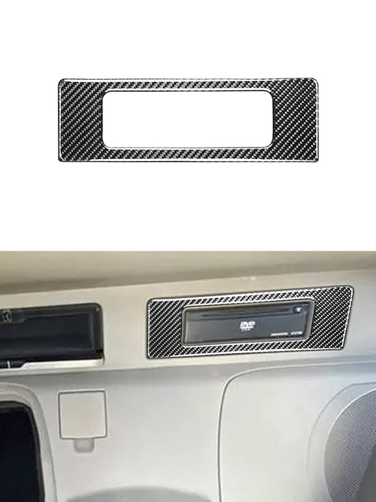 Car DVD Player Frame Panel Trim Cover Carbon Fiber for Nissan 350Z 2006-2009