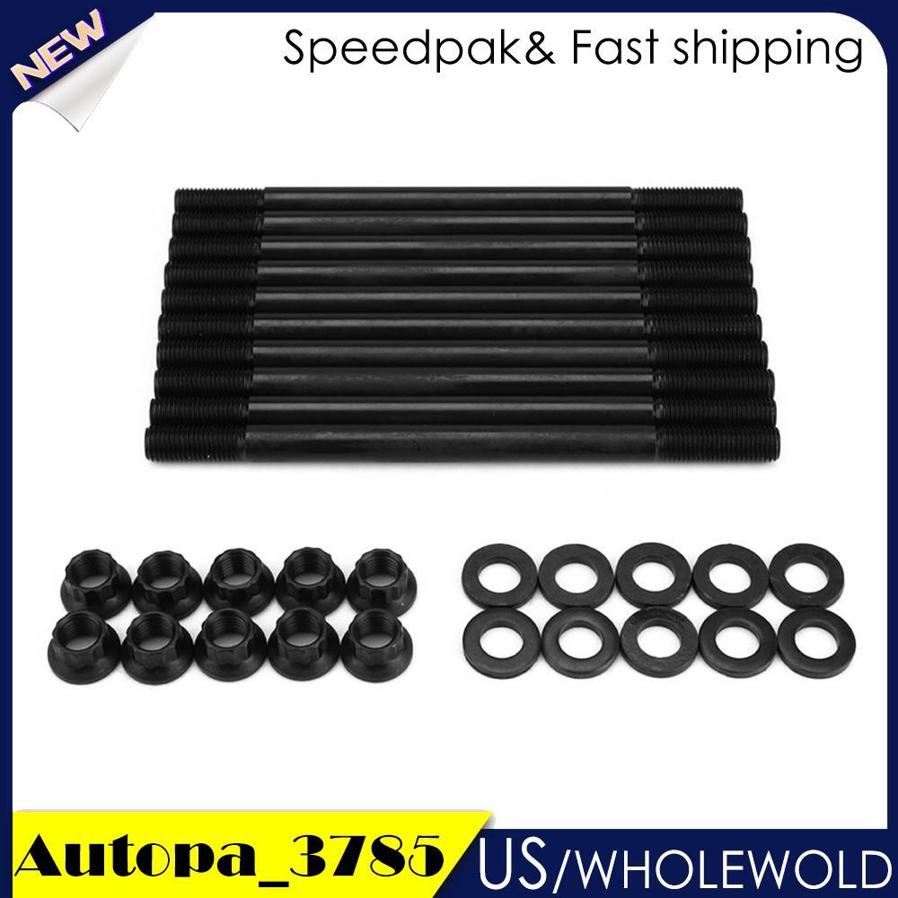 Cylinder Head Stud Kit For EVO8 EVO9 Eclipse 94-up 4G63 7-bolt 11mm DC 207-4203