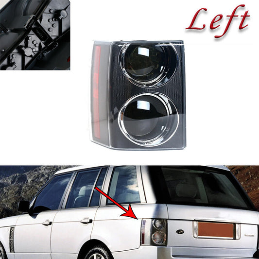 Left black rear taillight for Range Rover Vogue L322 2002-2009 1 piece