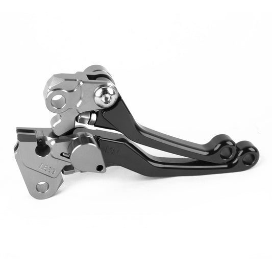 for Kawasaki KX65 KX85 2001-2021 KX250F 2004 Pivot Clutch Brake Levers US Black