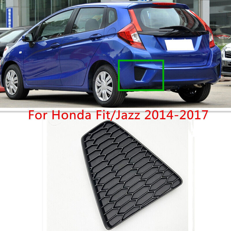 Left Side ABS Rear Bumper Fog Lamp Cover Bezel Fit for Honda Fit Jazz 2014-2017