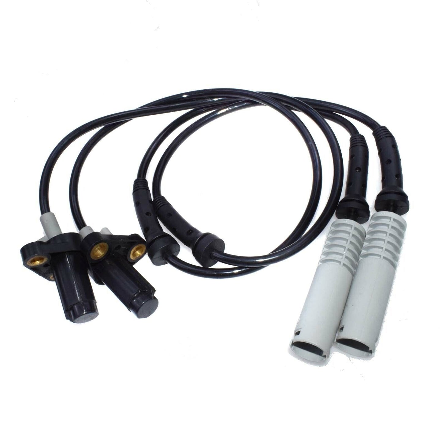 for BMW 528i 540i 34521182159 Set of 2 Front LH RH Wheel ABS Speed Sensor NEW