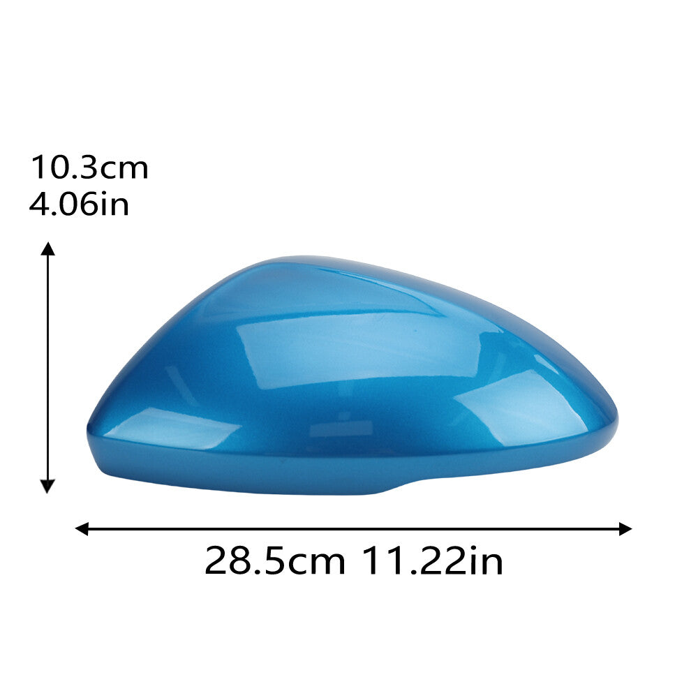 2¡Á F¨¹r for Chevrolet for Cruze 17-19 Au?enspiegel Spiegelgeh?use Abdeckung Eisblau L+R