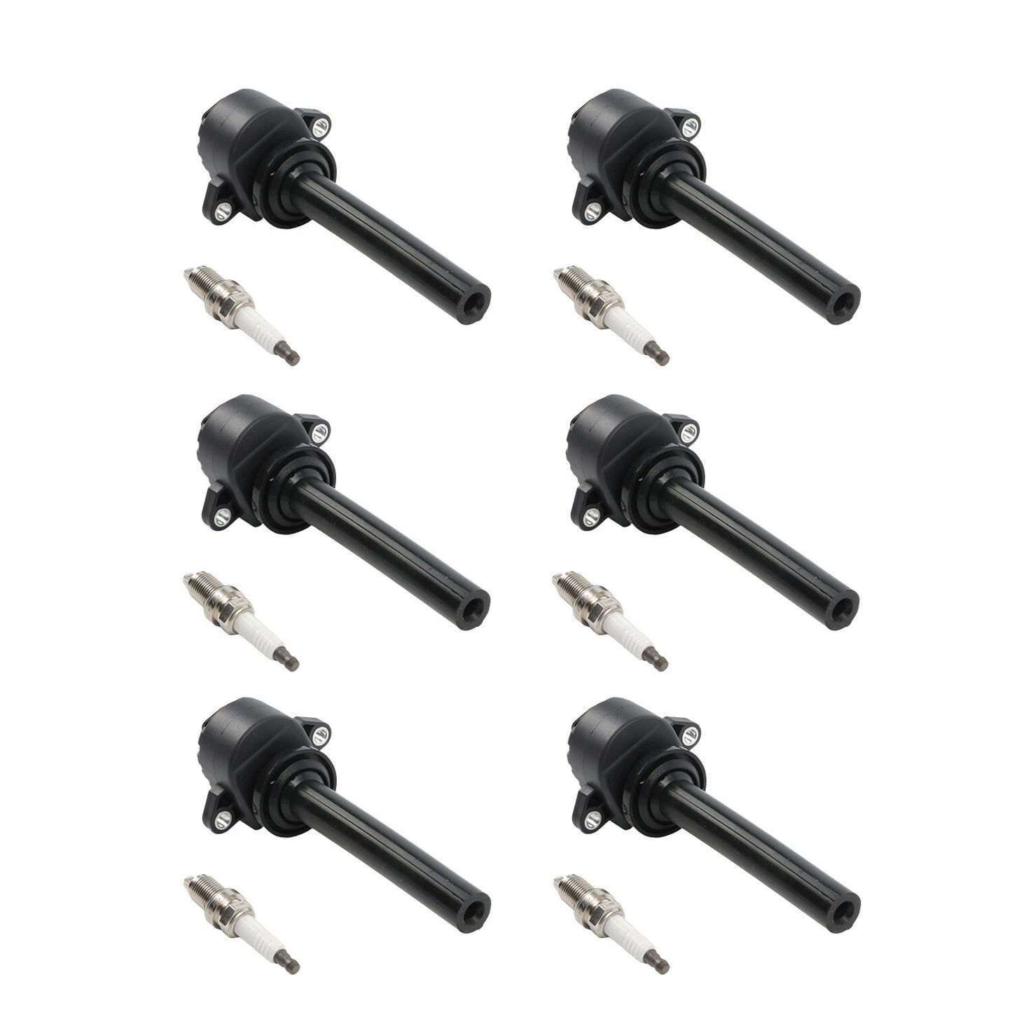 Ignition Coils + Iridium Spark Plugs for Isuzu Trooper For Rodeo 2000-2004 UF252