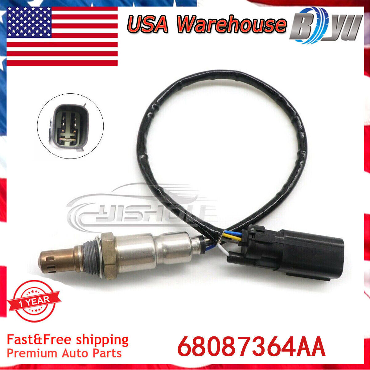 68195741AA Upstream Oxygen O2 Sensor For 15-17 for Chrysler 200 for Jeep Cherokee 2.4L