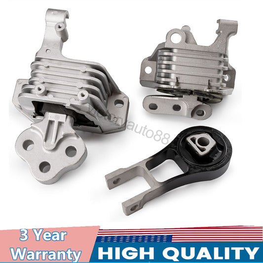 3-piece engine, motor, and transmission mounting kit for Jeep Cherokee 2.4L 14-19 68192831AF