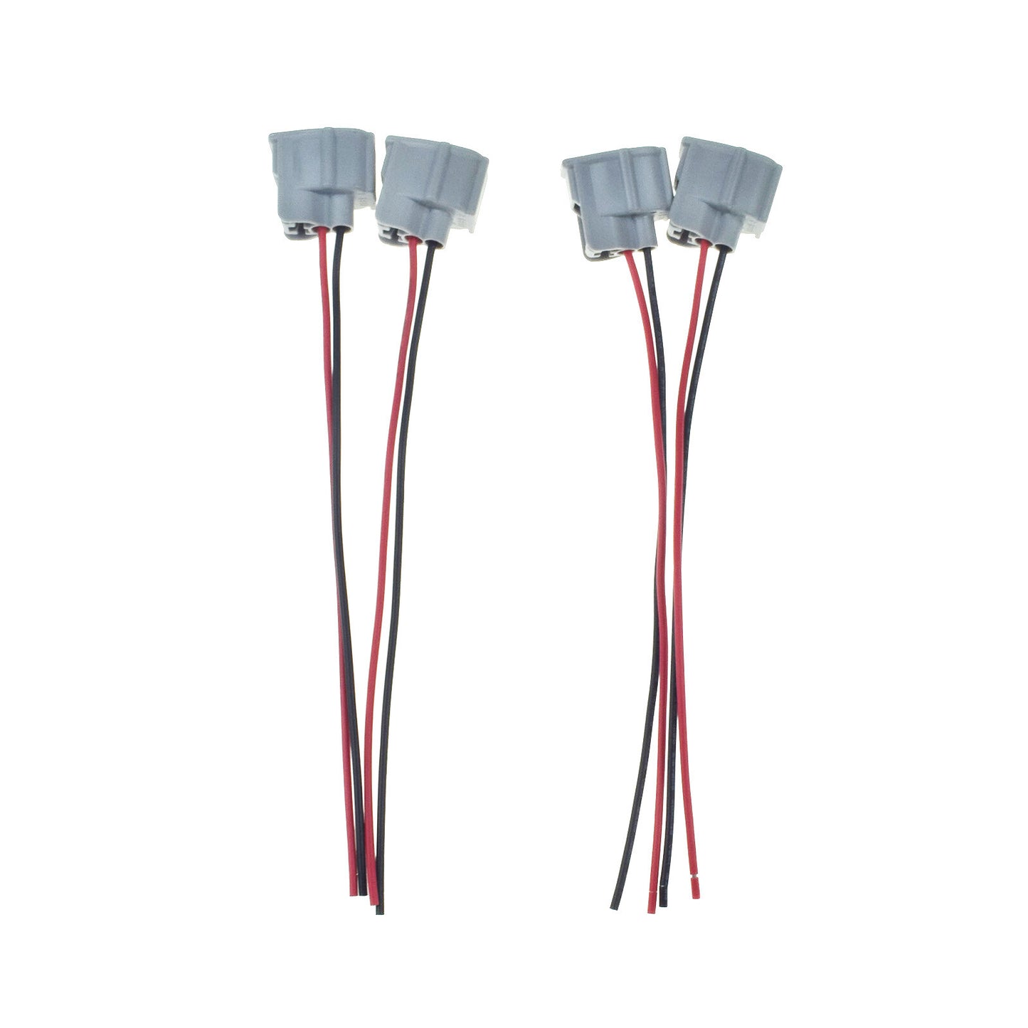 4-Piece Female Fuel Injector Connector Electrical Plug Wiring Harness for Toyota for Lexus