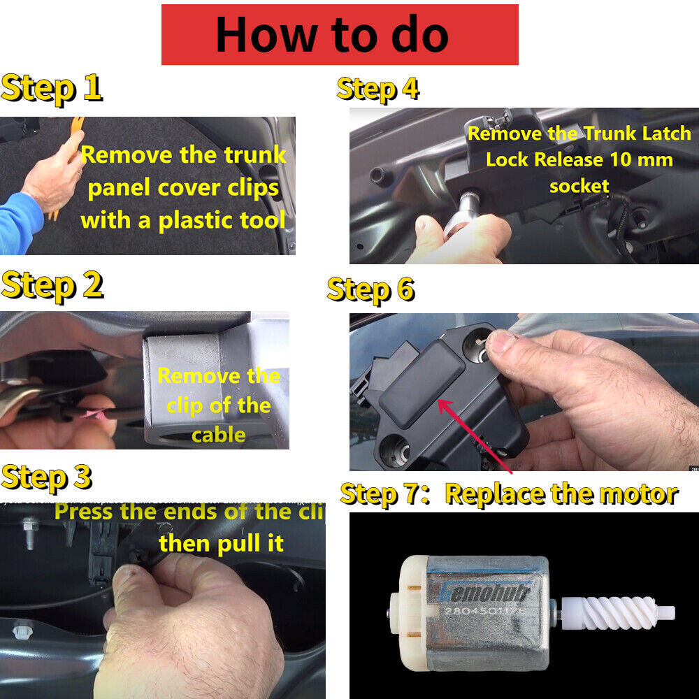 Power Trunk Lock Latch motor for 2006-2015 for Mitsubishi Outlander \Outlander Sport